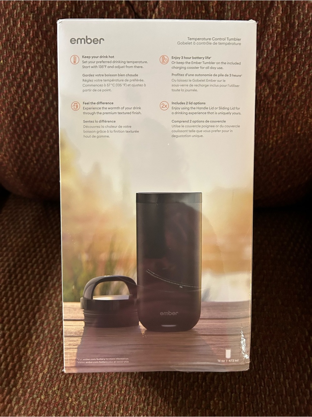 Ember Temperature Control Tumbler - Ember Black - Picture 5 of 7